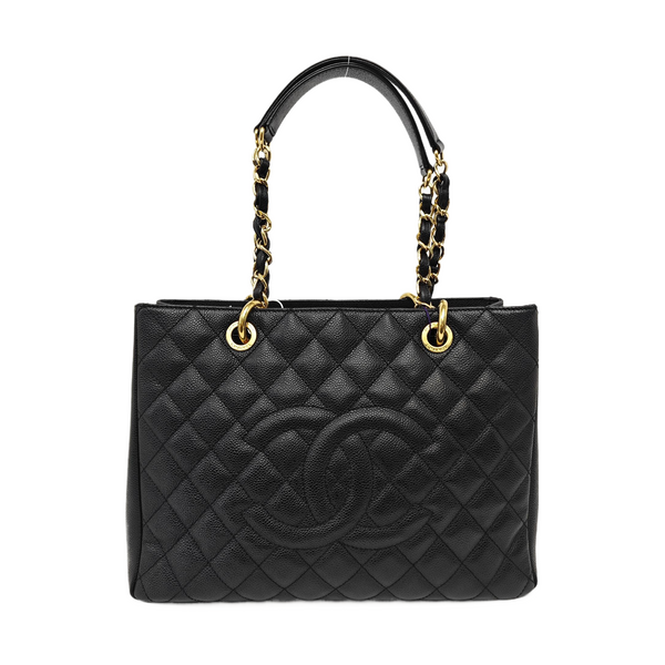 CHANEL PETITE Quilted Grained Calfskin Black