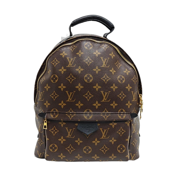 Monogram Coated Canvas Backpack Brown