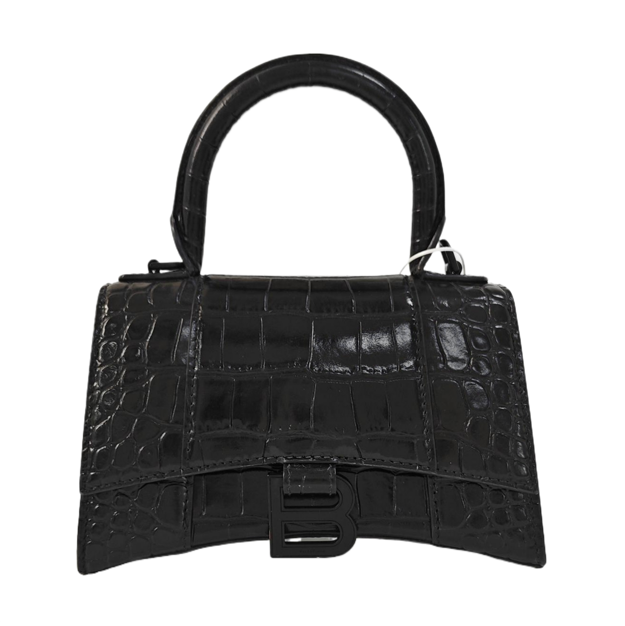 Hourglass Small Calfskin Black