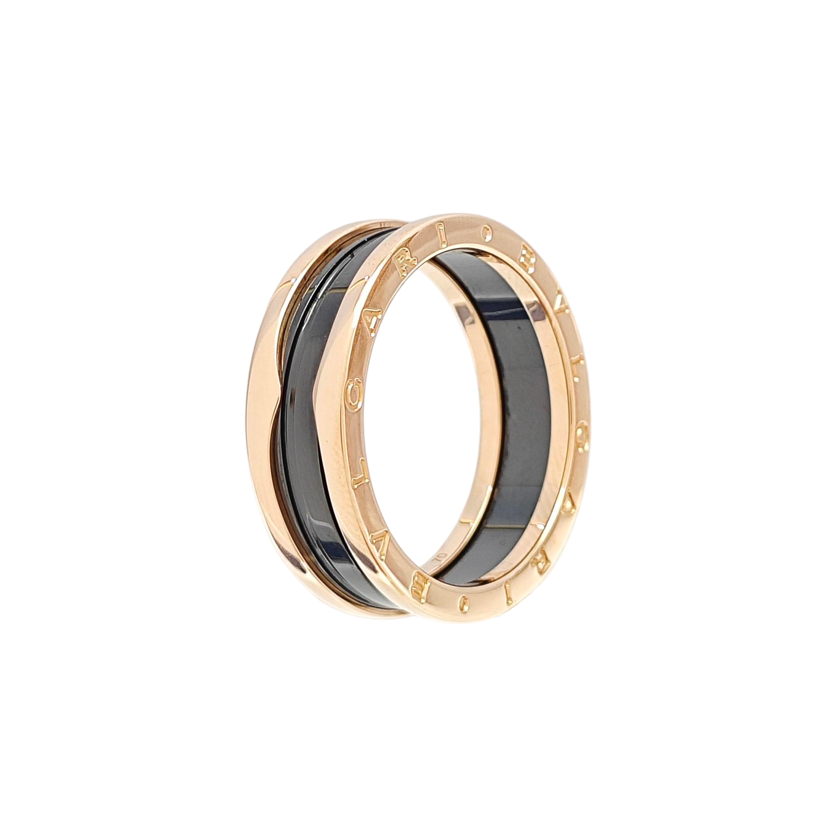 B.ZERO1 18k Rose Gold Ring EU 70