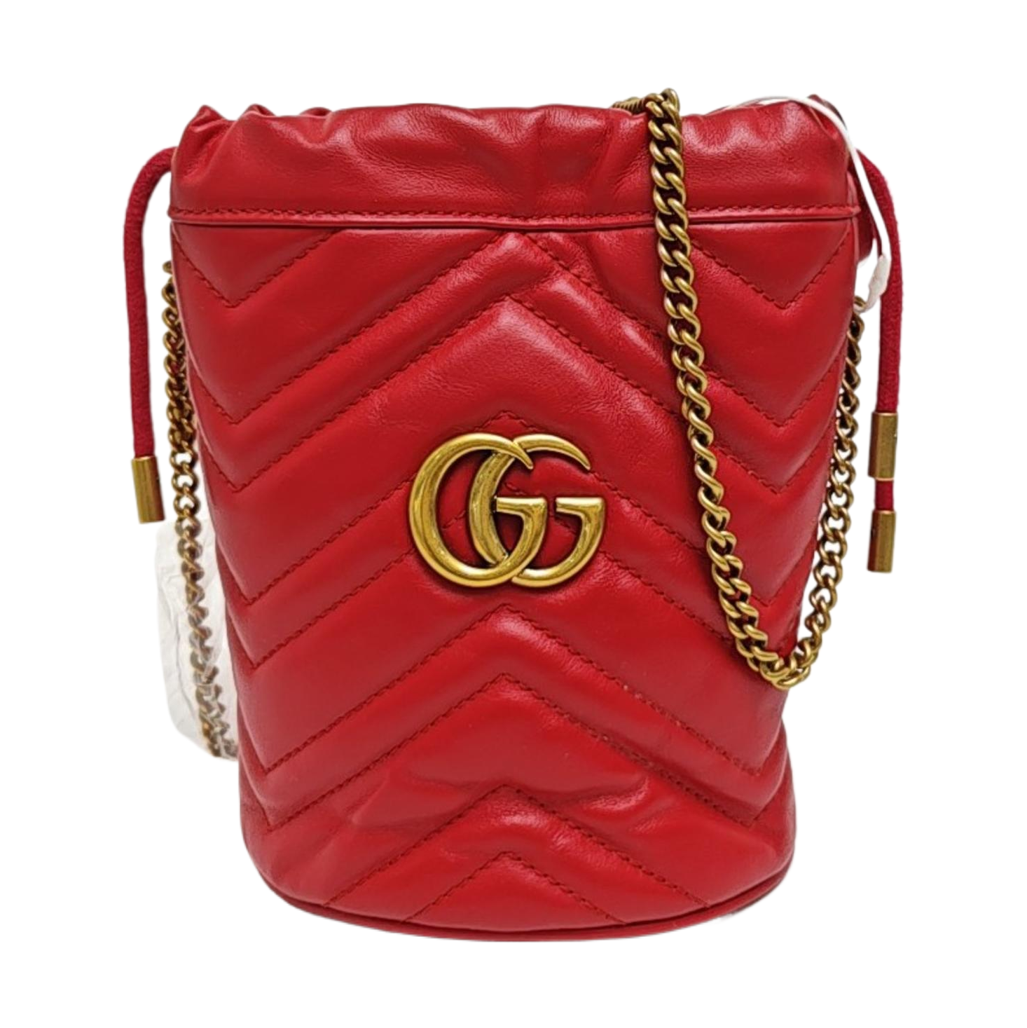 GG Marmont Mini Piel de Becerro Roja
