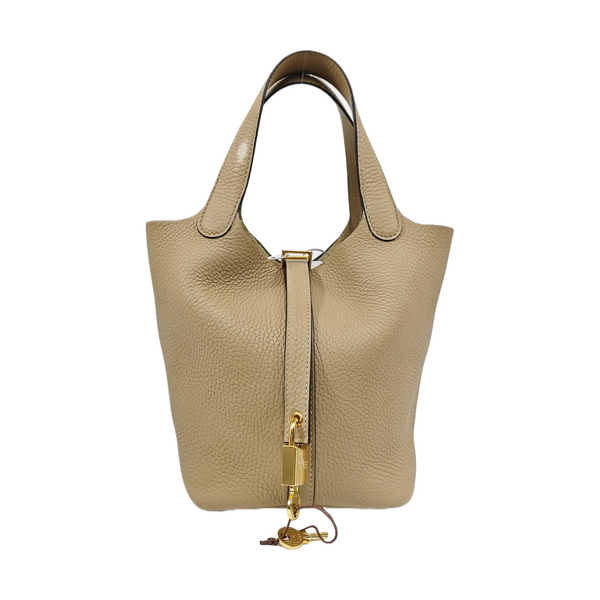 Picotin Lock 18 Clemence Beige