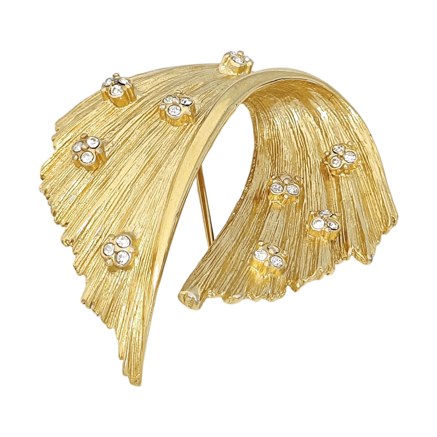Metal Gold Brooch