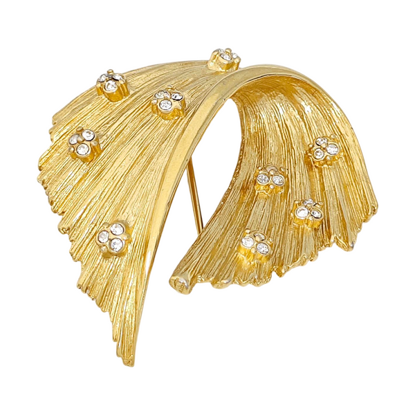 Metal Gold Brooch