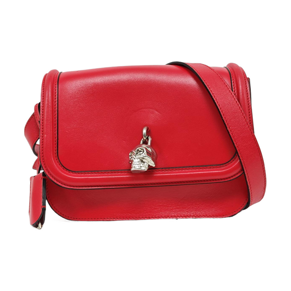 Calfskin Shoulder Bag Red