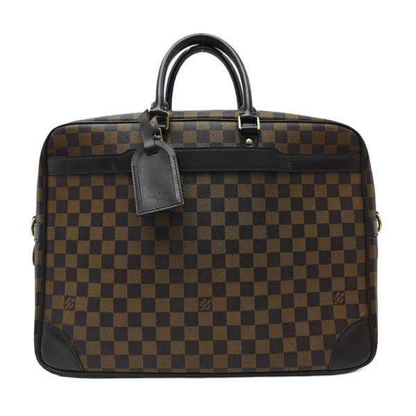 PORTE-DOCUMENTS GM Damier Ebene Coated Canvas Brown