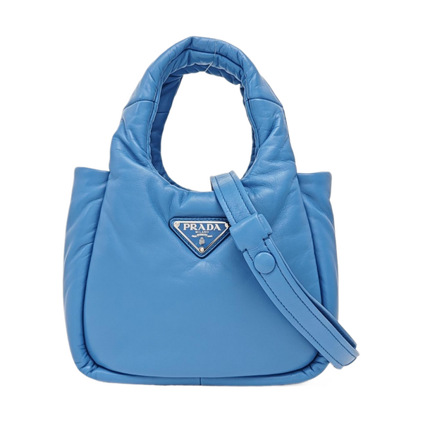 Lambskin Shoulder Bag Blue