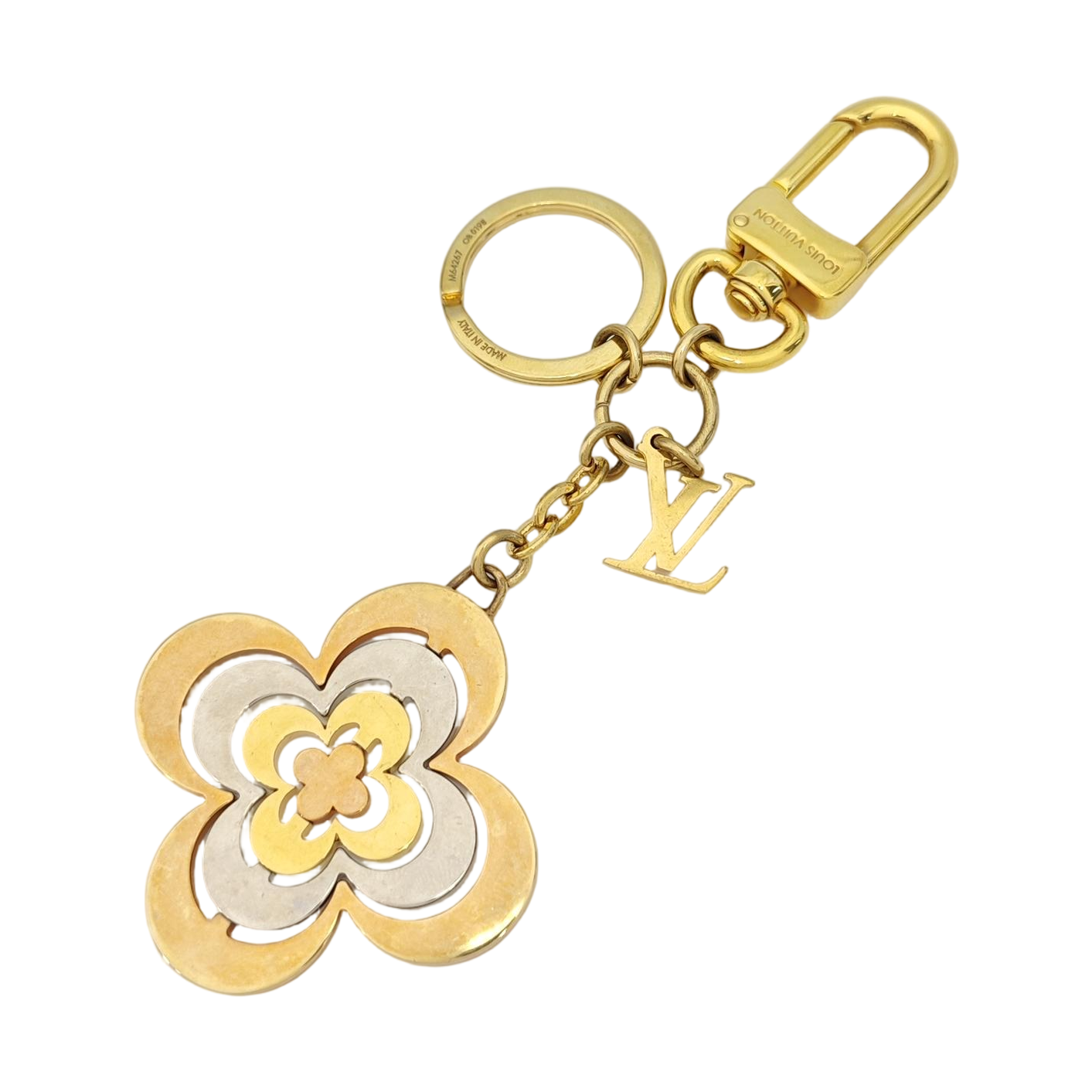 Metal Bag Charm Gold