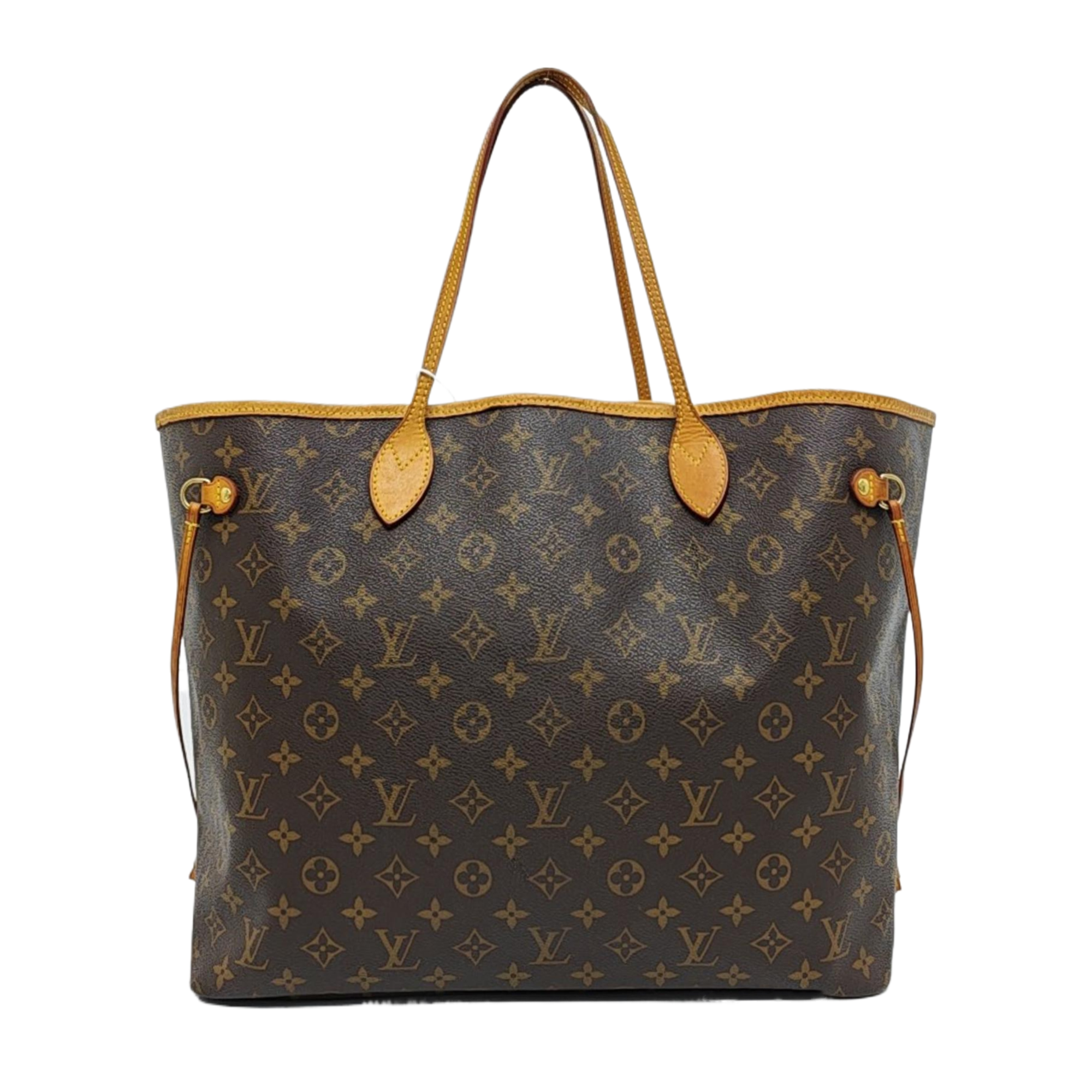 NEVERFULL GM Monogram Coated Canvas Brown