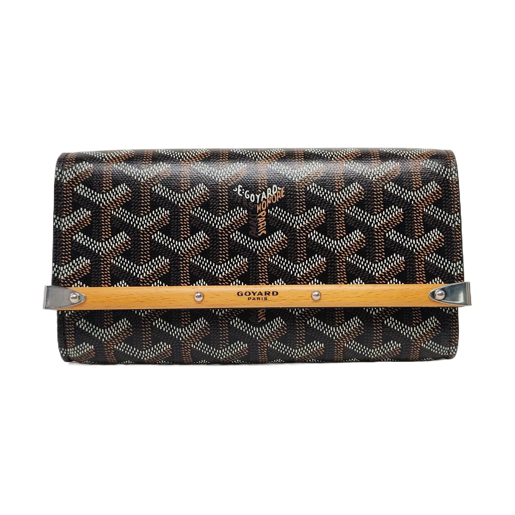 Monte-Carlo Mini Coated Canvas Black Wallet