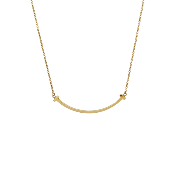 Tiffany T 18k Gold Necklace