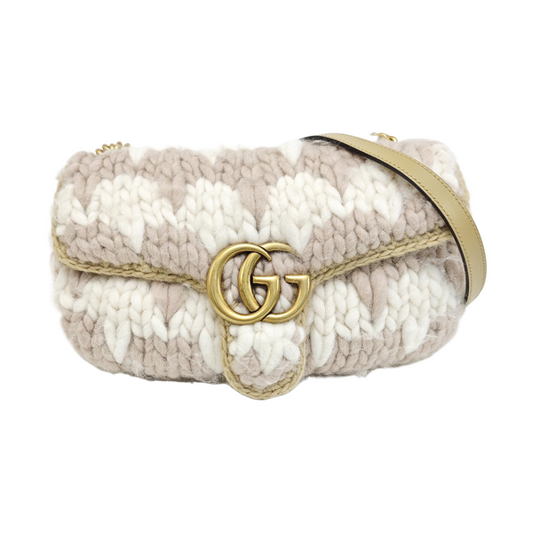 GG Marmont Small Fabric Multicolor