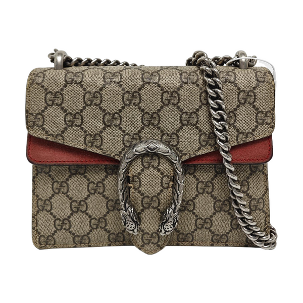Dionysus Mini Monogram Lona Revestida Beige