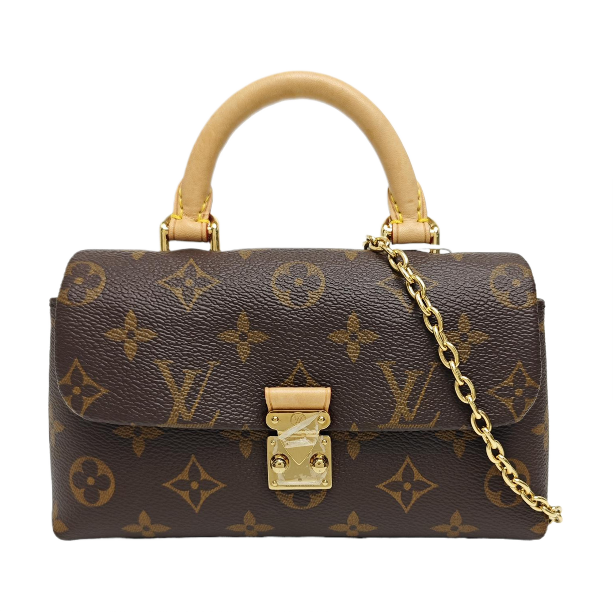 MADELEINE Monogram Coated Canvas Brown