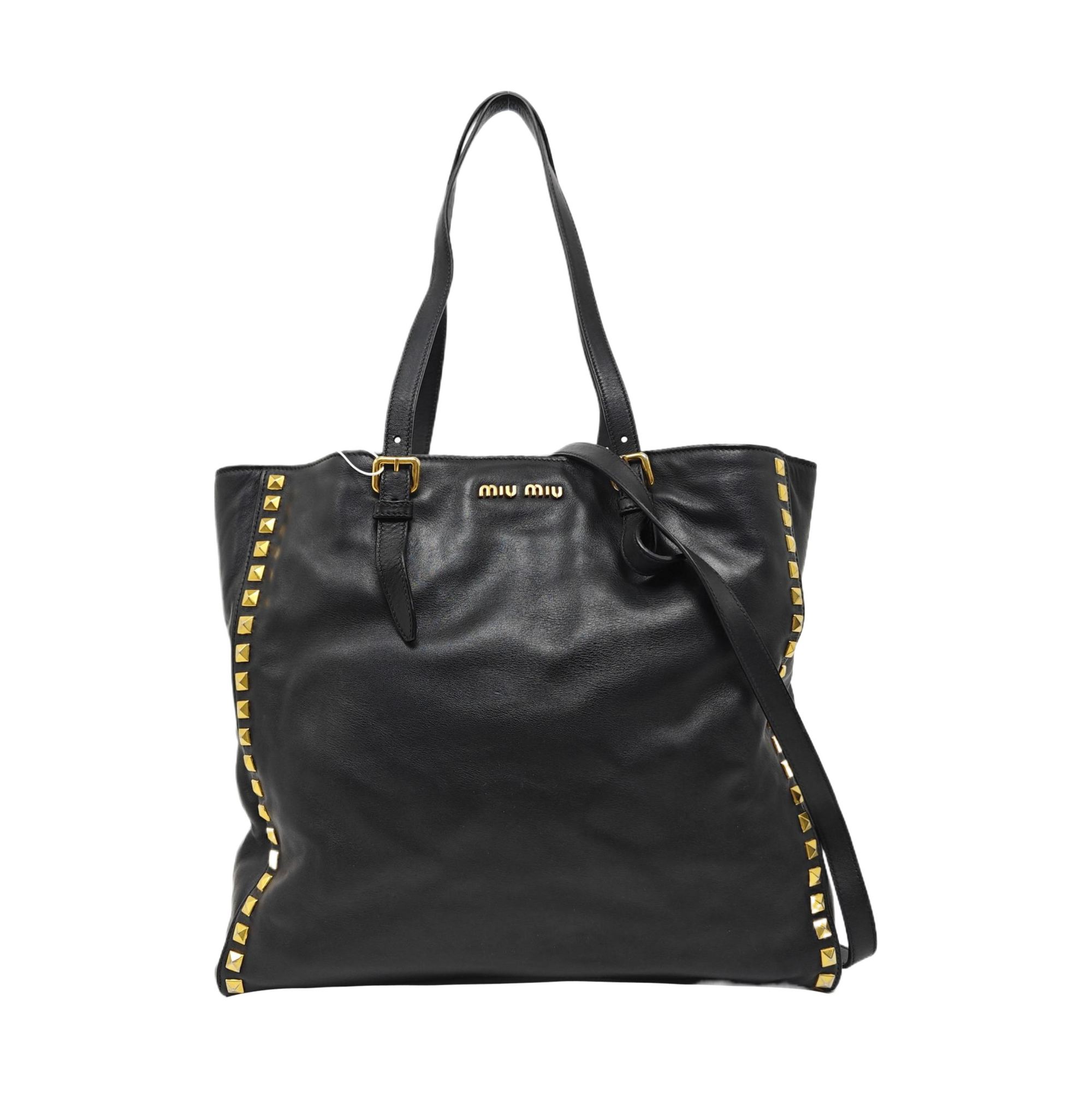 Calfskin Tote Bag Black