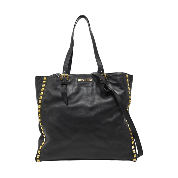Calfskin Tote Bag Black