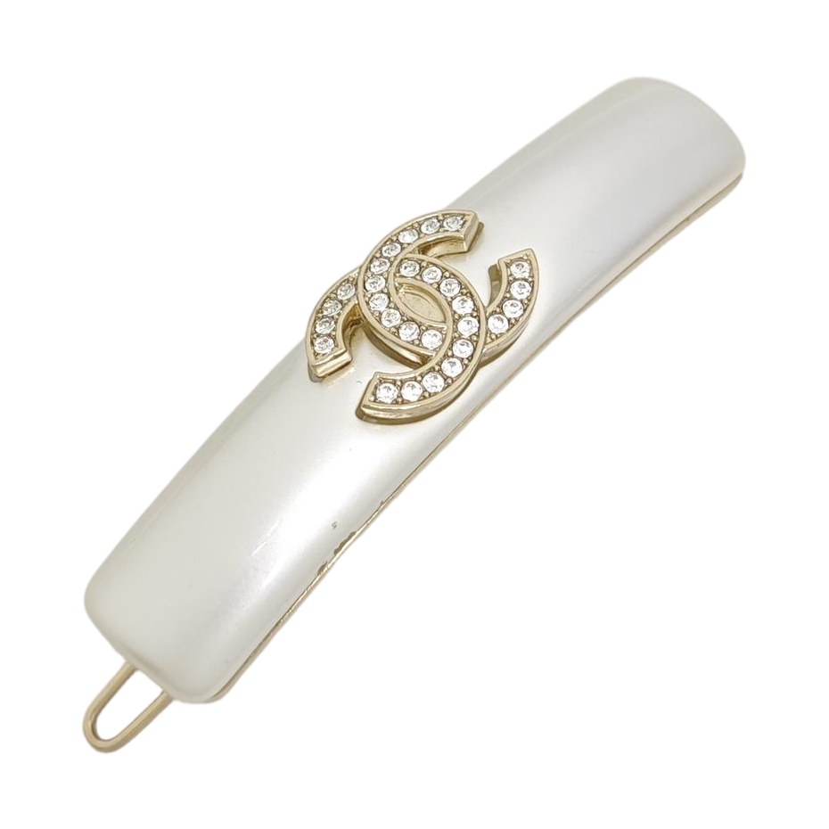 Metal Hair Clip White