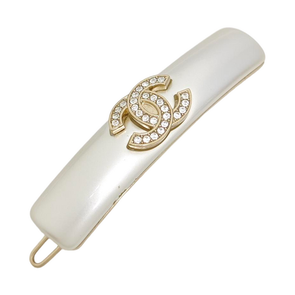 Metal Hair Clip White