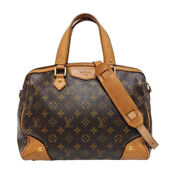 RETIRO NM Monogram Coated Canvas Brown