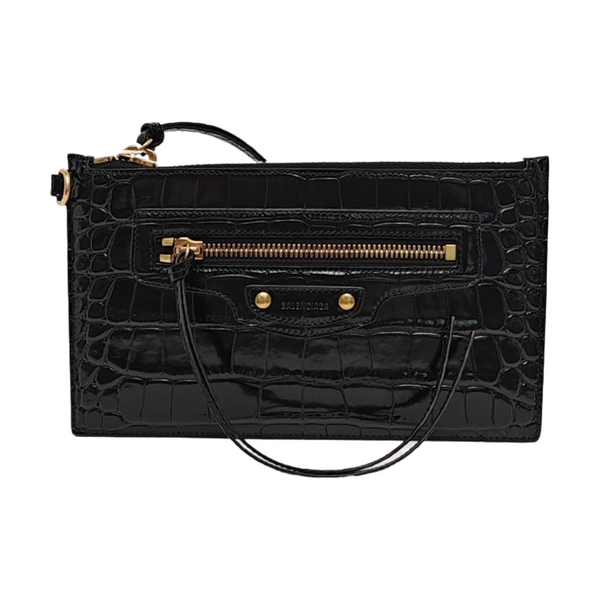 Calfskin Clutch Black