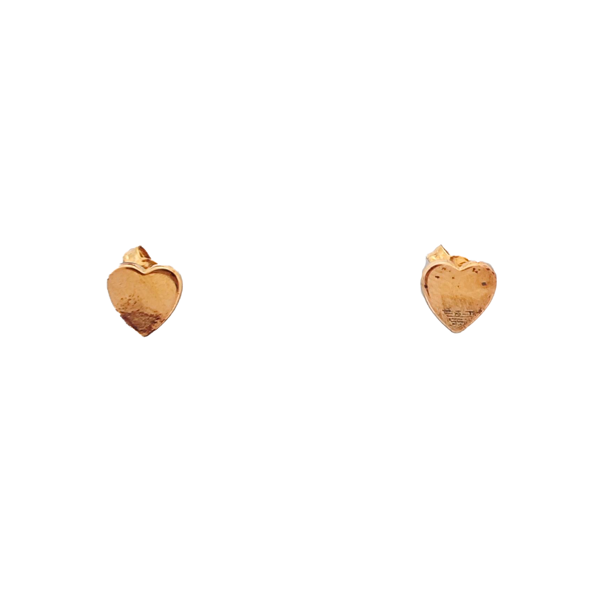 925 Sterling Silver Rose Gold Stud Earrings