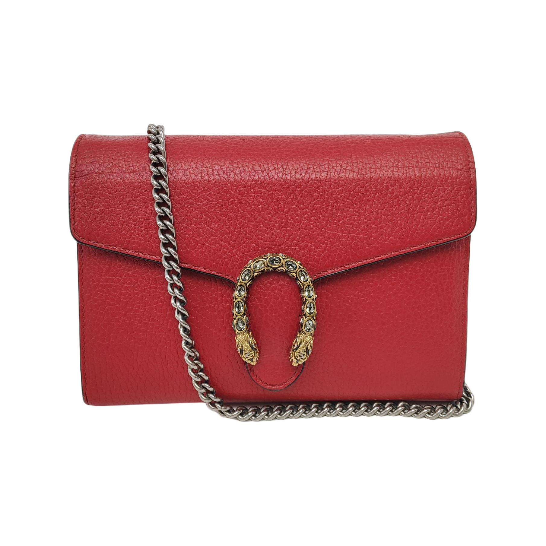 Authenticated pre-owned  Dionysus Mini Calfskin Red - Crossbody Bag at Looply