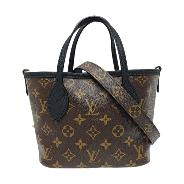 NEVERFULL INSIDE OUT BB Monogram Coated Canvas Black