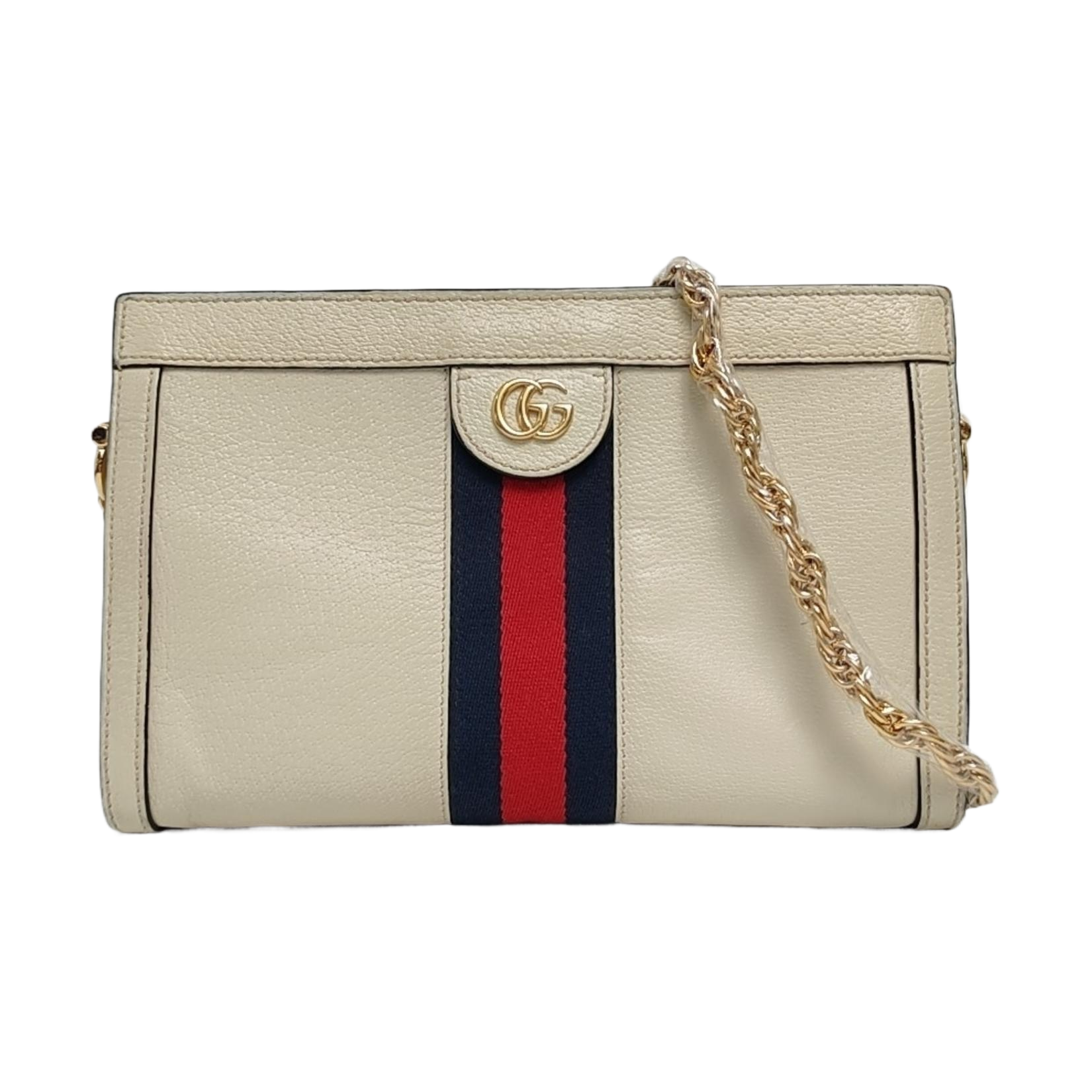 Ophidia Small Calfskin White