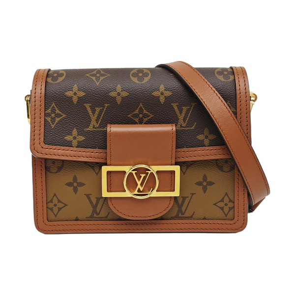 DAUPHINE Mini Coated Canvas Brown