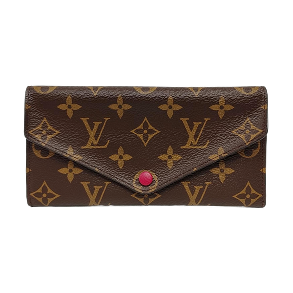JOSÉPHINE Monogram Coated Canvas Brown Wallet