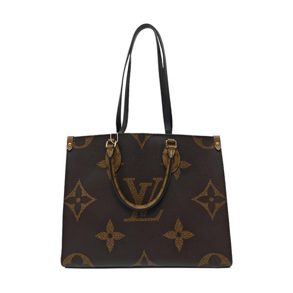 ONTHEGO MM Monogram Coated Canvas Brown