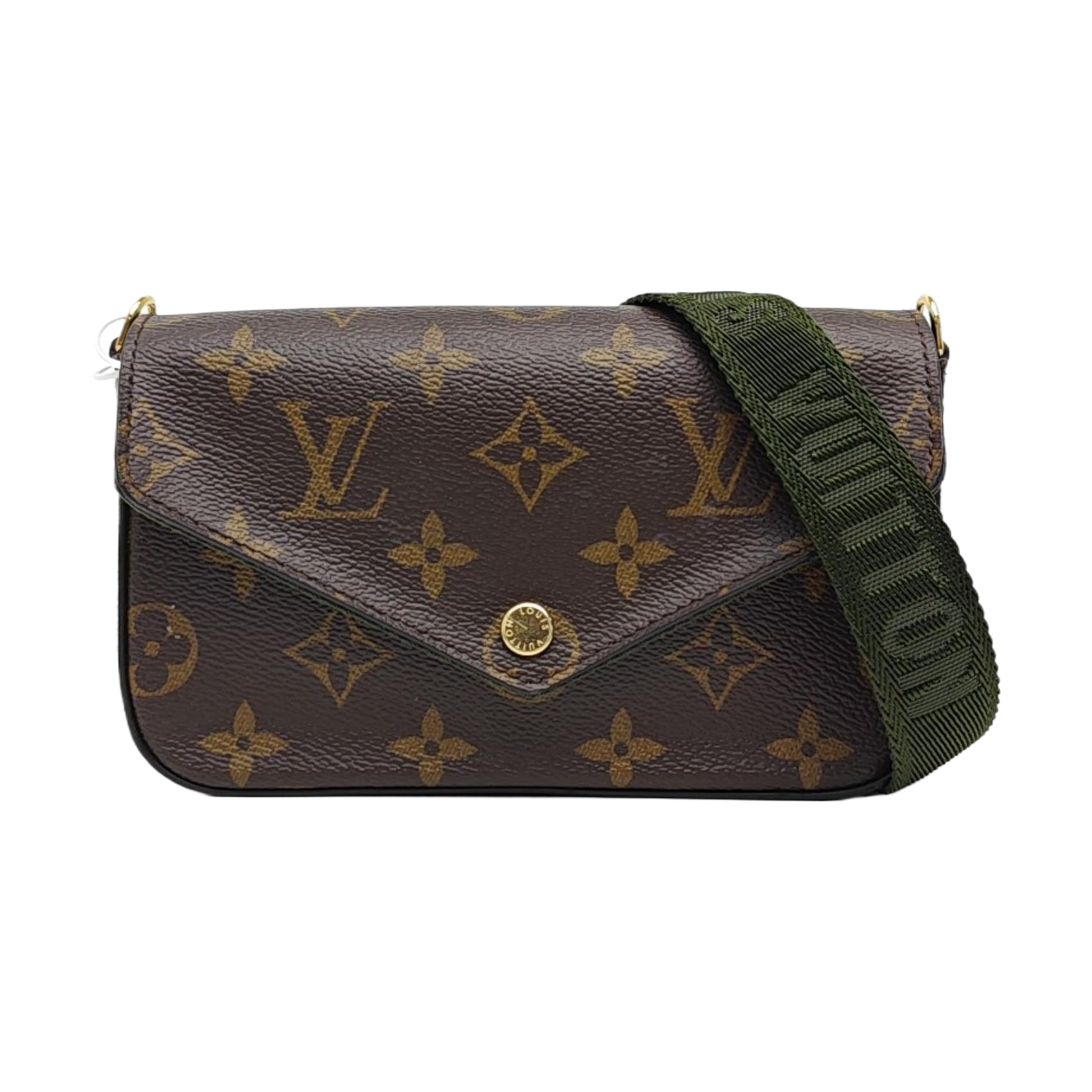 FÉLICIE Monogram Coated Canvas Brown