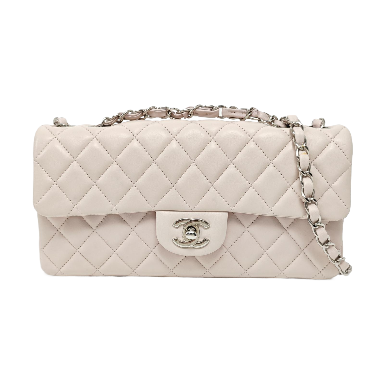 CLASSIC FLAP Small Quilted Calfskin Pink
