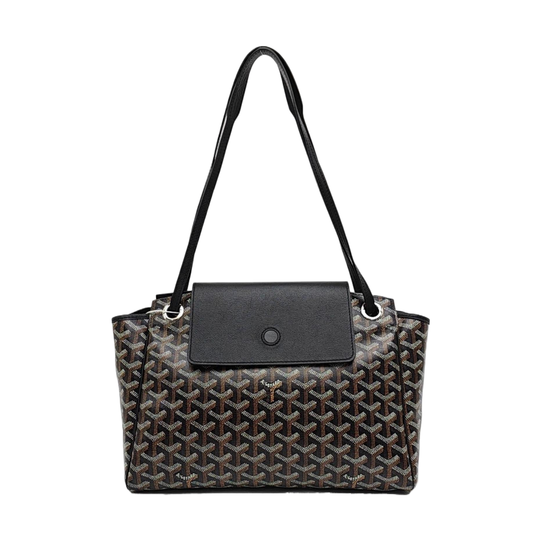 Rouette PM Coated Canvas Brown