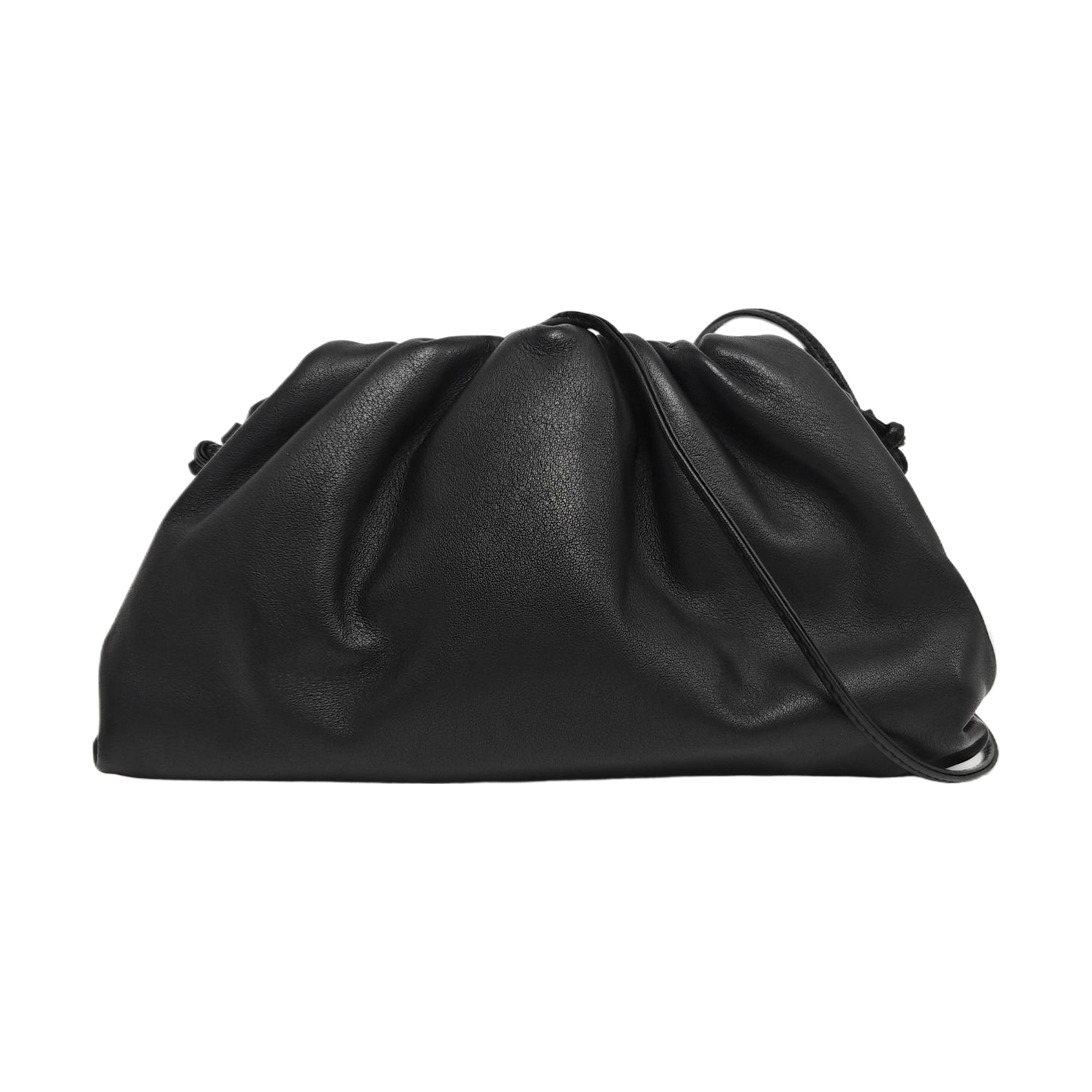 The Pouch Mini Piel de Becerro Negra