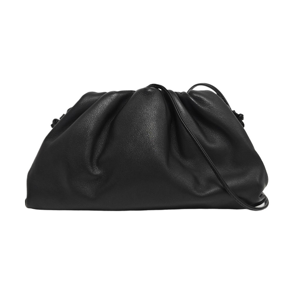 The Pouch Mini Piel de Becerro Negra