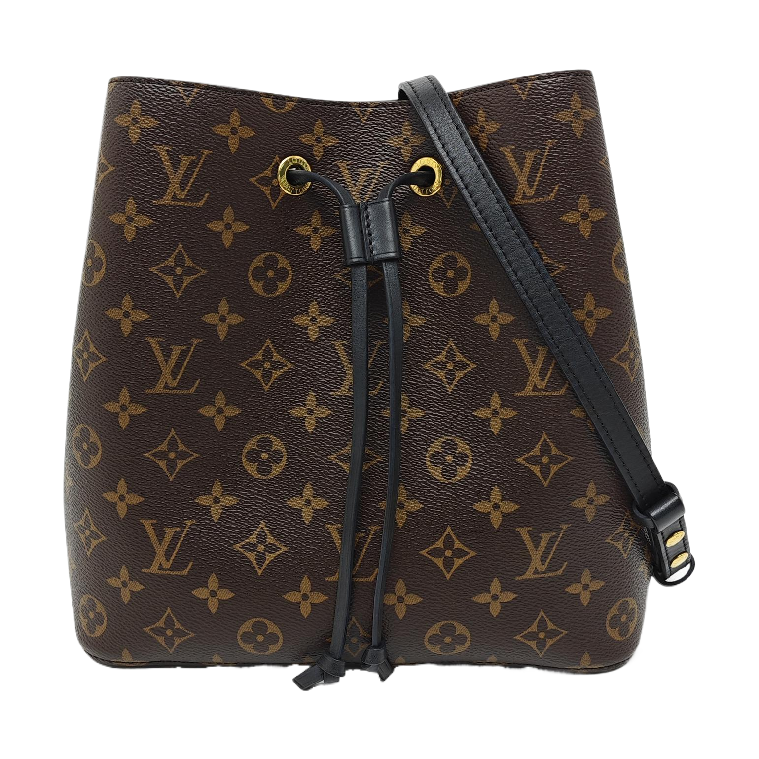 NÉONOÉ MM Monogram Coated Canvas Brown