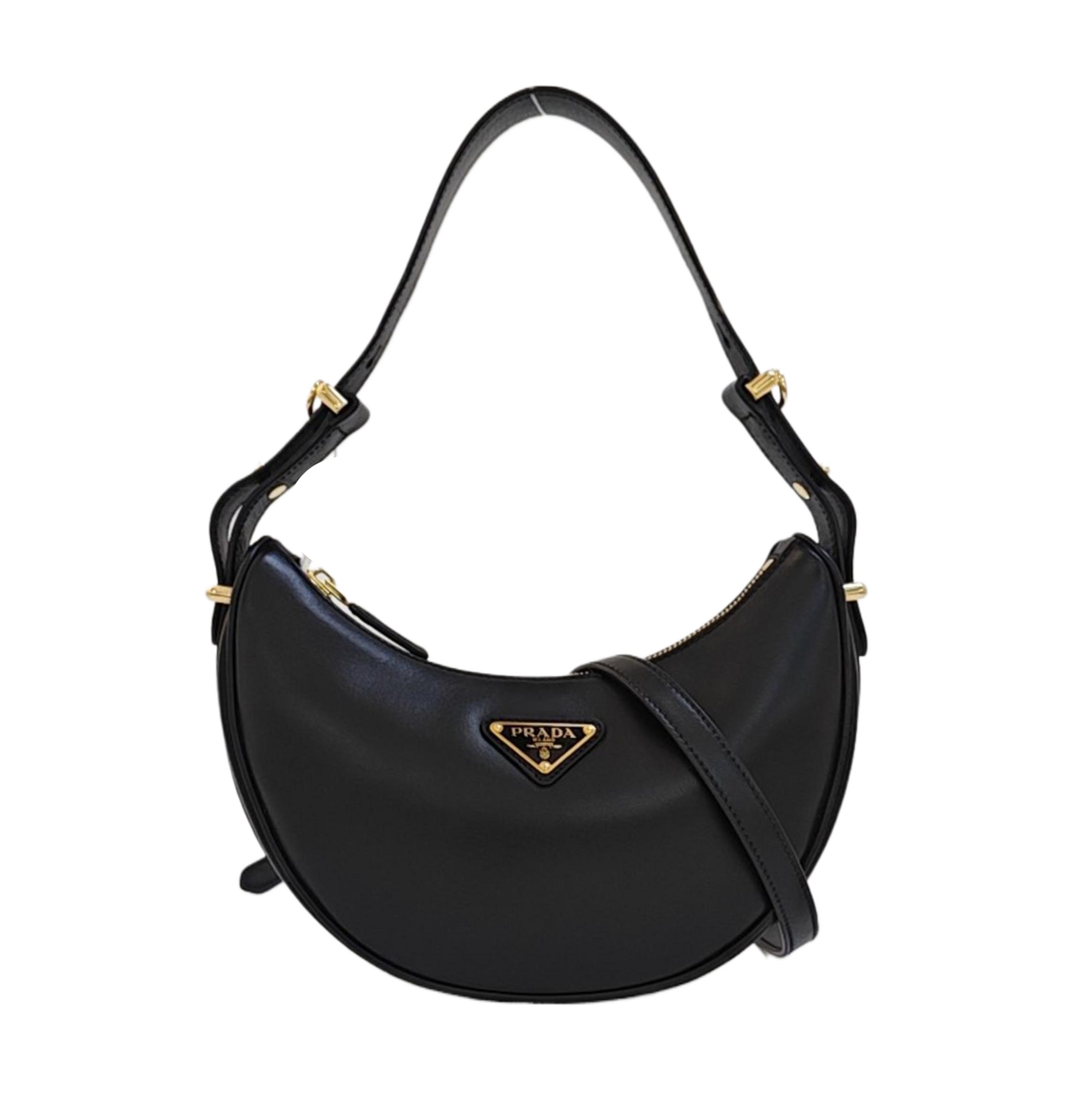Calfskin Shoulder Bag Black