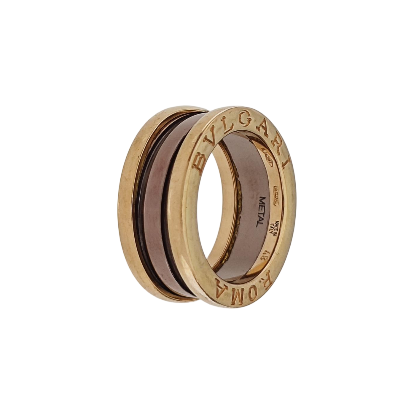 B.ZERO1 18k Rose Gold Ring EU 48