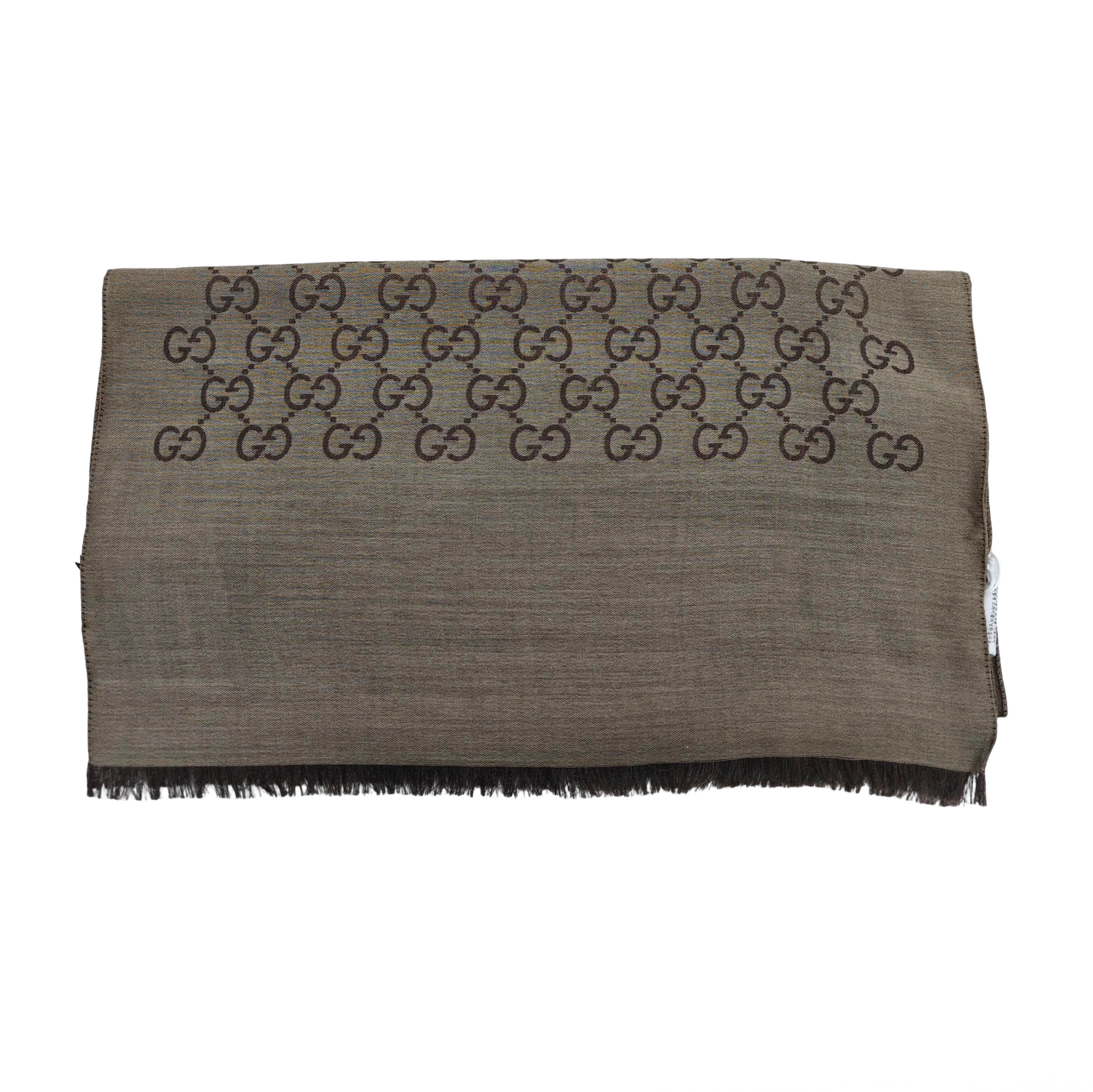 Wool Scarf Brown