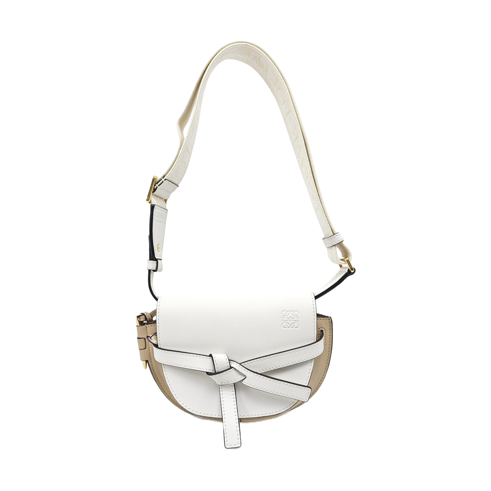 Gate Mini Calfskin White