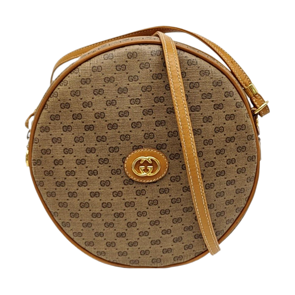 Monogram Coated Canvas Shoulder Bag Brown
