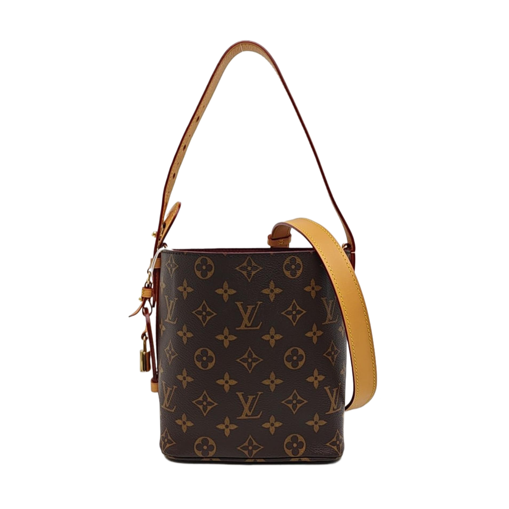 ALL IN Monogram Coated Canvas Brown