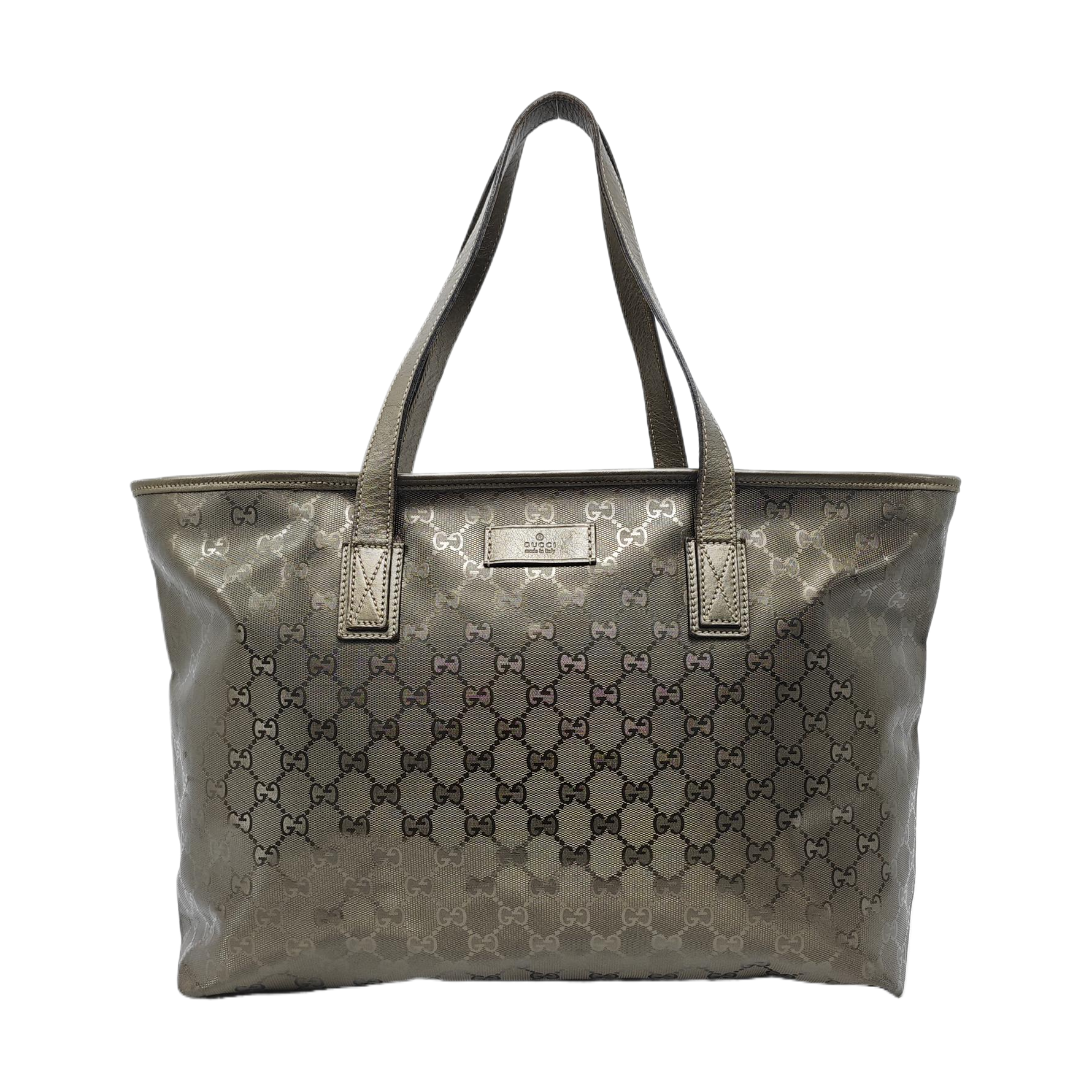 GG Imprime Monogram Calfskin Green