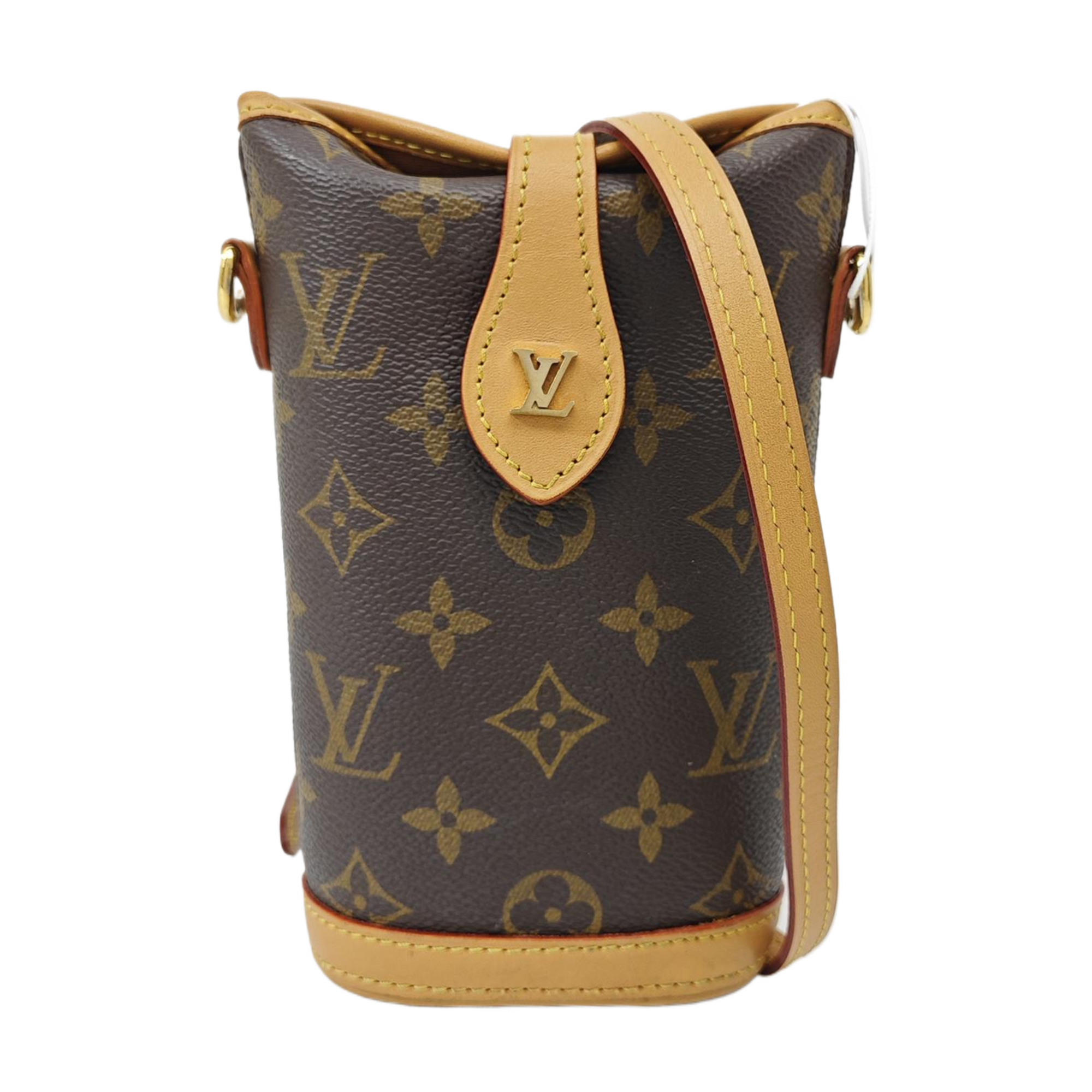 FOLD ME Monogram Coated Canvas Brown
