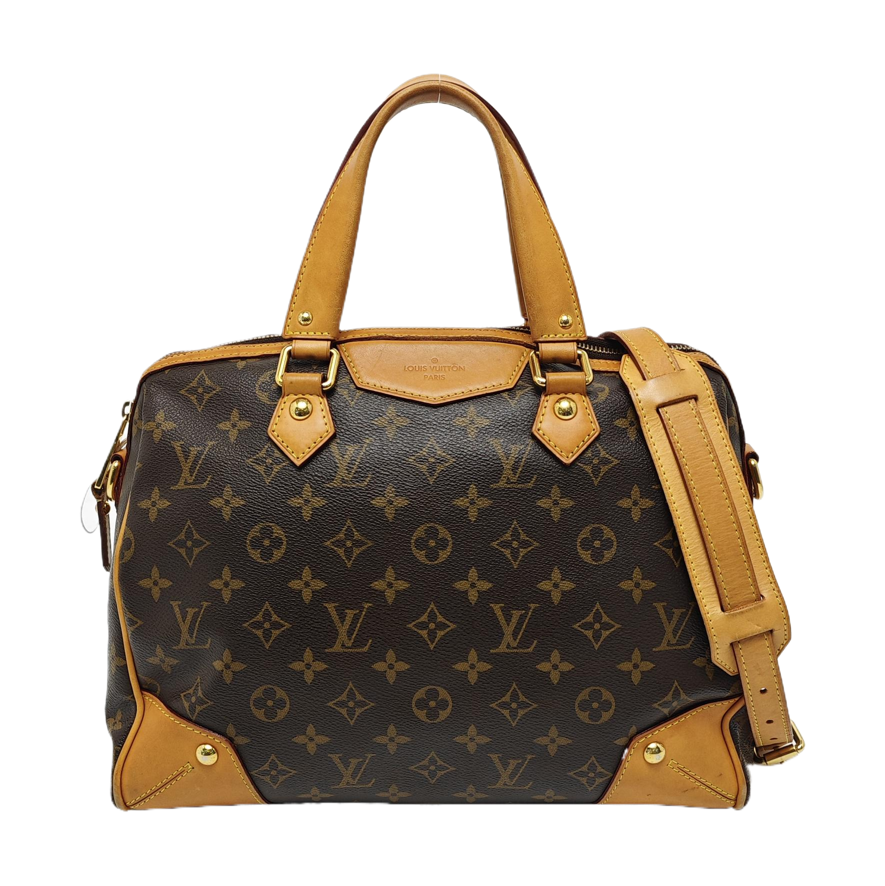 RETIRO NM Monogram Coated Canvas Brown