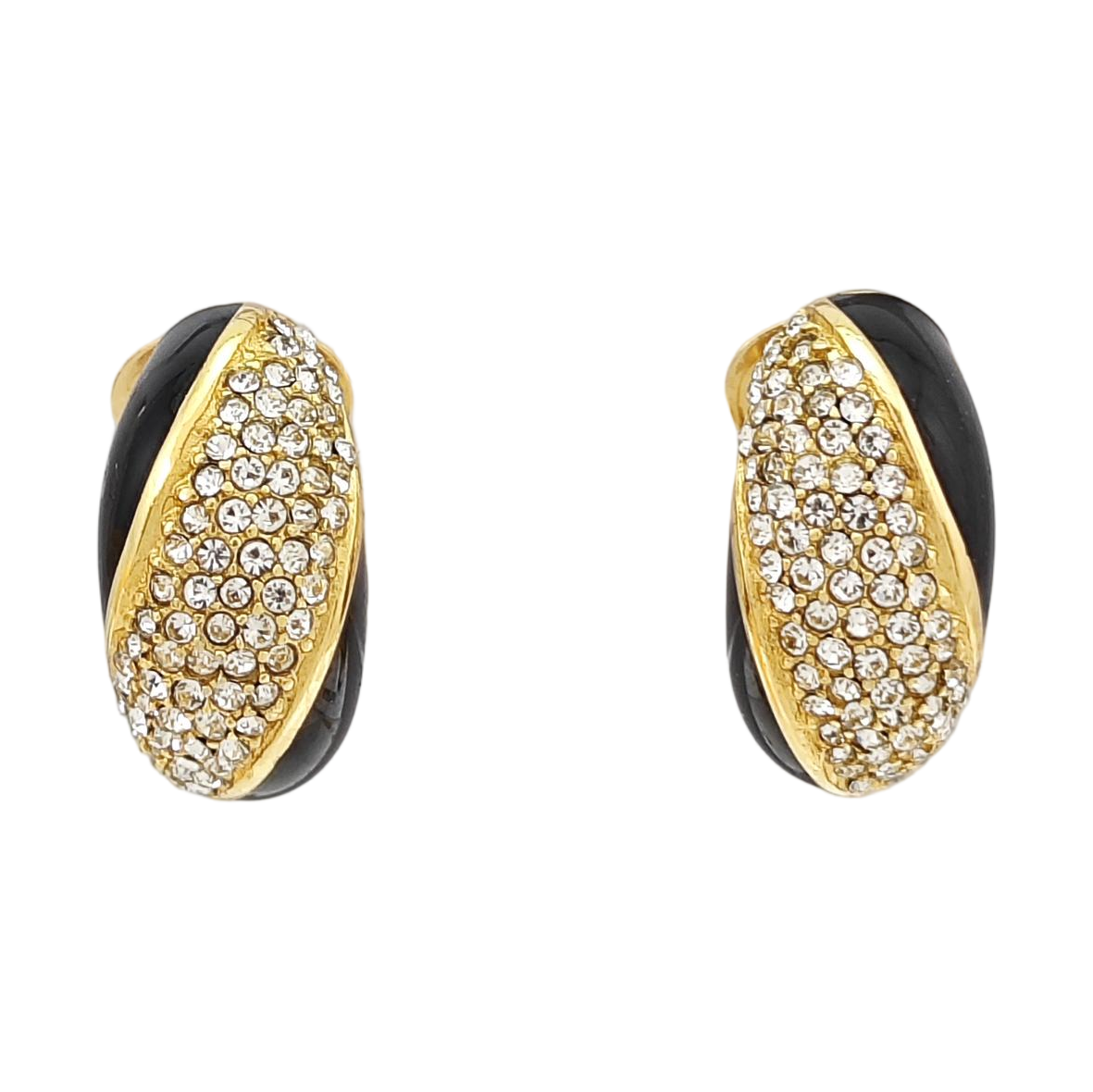 Metal Gold Clip On Earrings