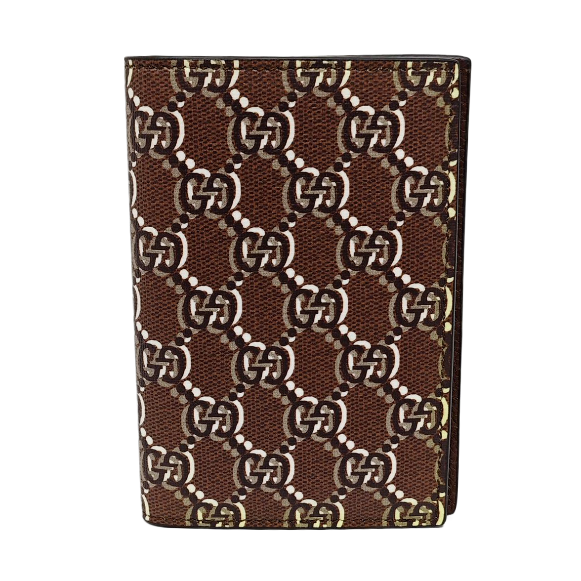 Monogram Coated Canvas Wallet Brown