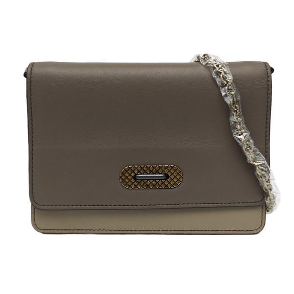 Chain Wallet Lambskin Gray
