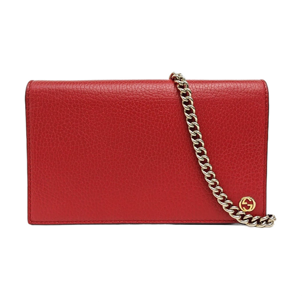 GG Marmont Super Mini Calfskin Red
